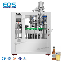 Machine de remplissage de bouteilles de bière automatique de haute technologie pour le remplissage et le capsulage de bouteilles de bière