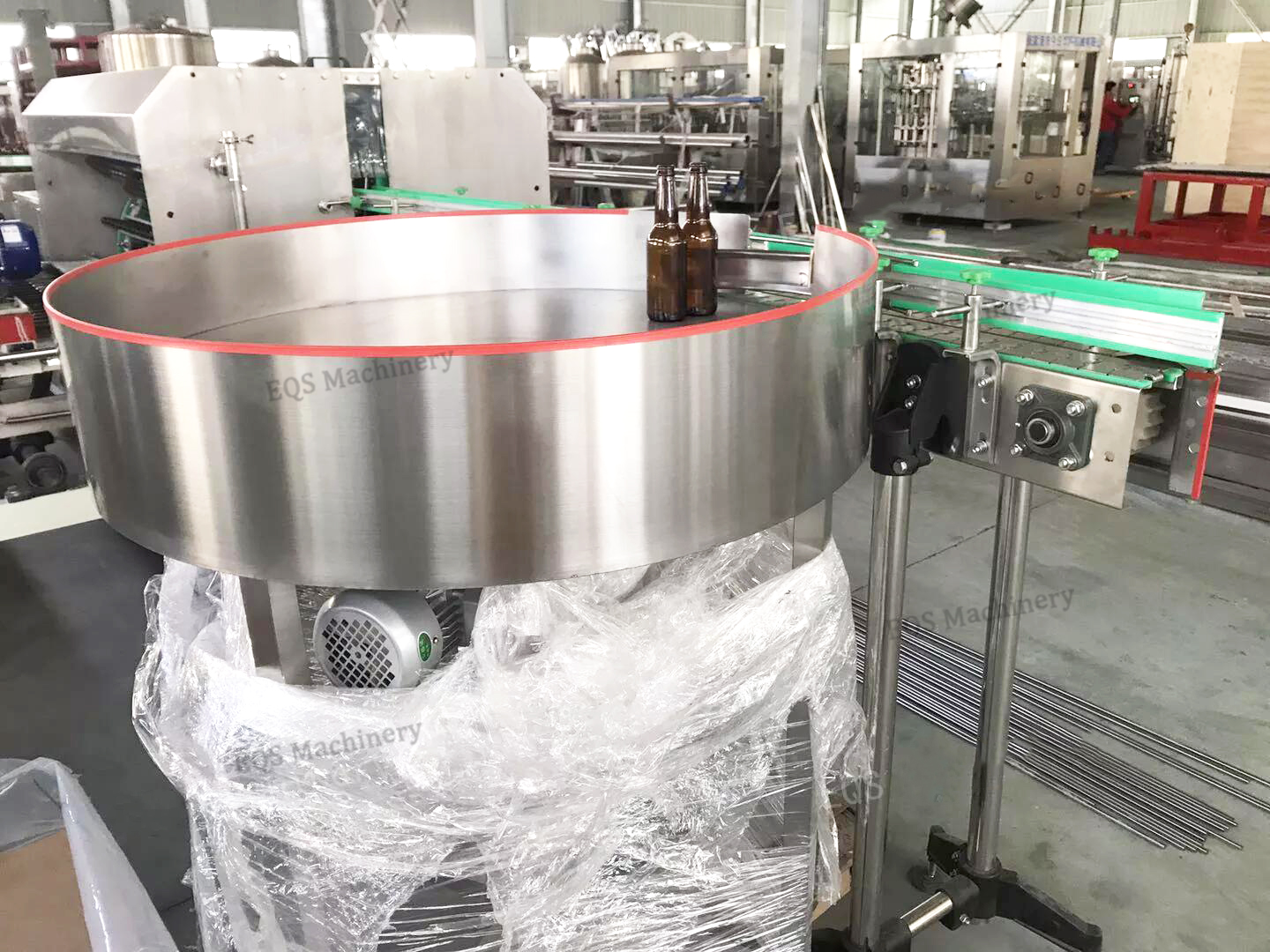 6000BPH automatique réutilisent la machine à laver de bouteille de bière de machine de nettoyage de bouteille en verre